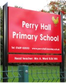Perry Hall Primary School Sign